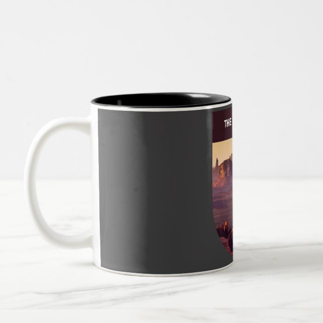 Das Mesa der Jagd Zweifarbige Tasse (Links)