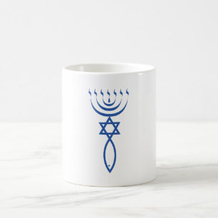 Das messianische jüdische Siegel von Jerusalem Tasse