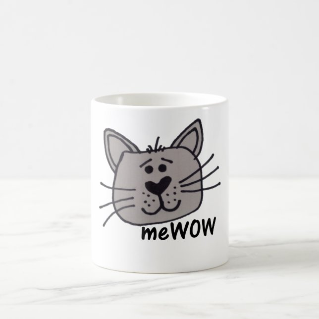 Das MeWOW der Katze kundengerechte Tasse (Mittel)