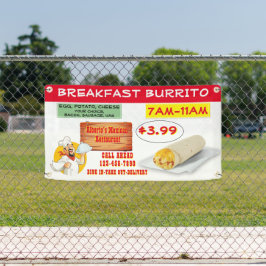 Das mexikanische Restaurant Breakfast Burrito ist  Banner