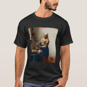 Das Milchmädchen-Gemälde von Johannes Vermeer T-Shirt