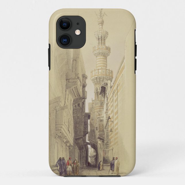 Das Minarett der Moschee EL Rhamree, Kairo, Franc Case-Mate iPhone Hülle (Rückseite)