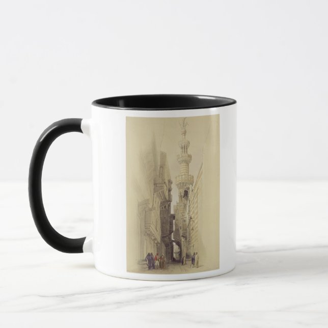 Das Minarett der Moschee EL Rhamree, Kairo, Franc Tasse (Links)
