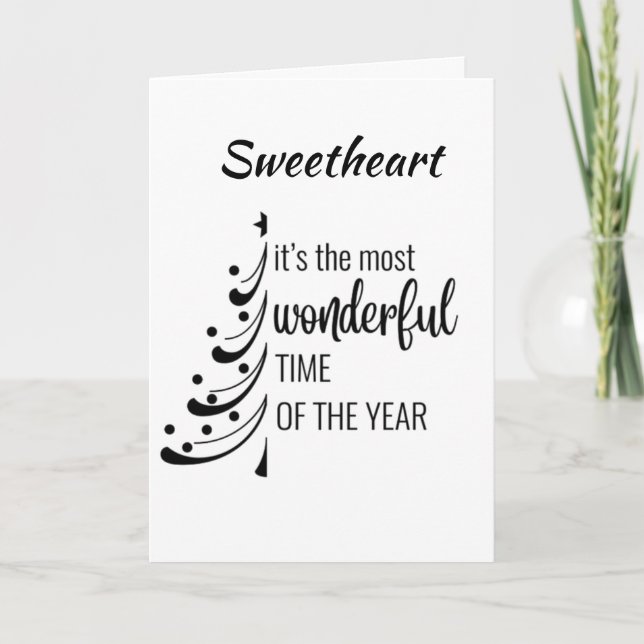 *DAS MISTLETOE IST HUNG UND BEREIT, SIE DORT ZU TR KARTE (Vorderseite)