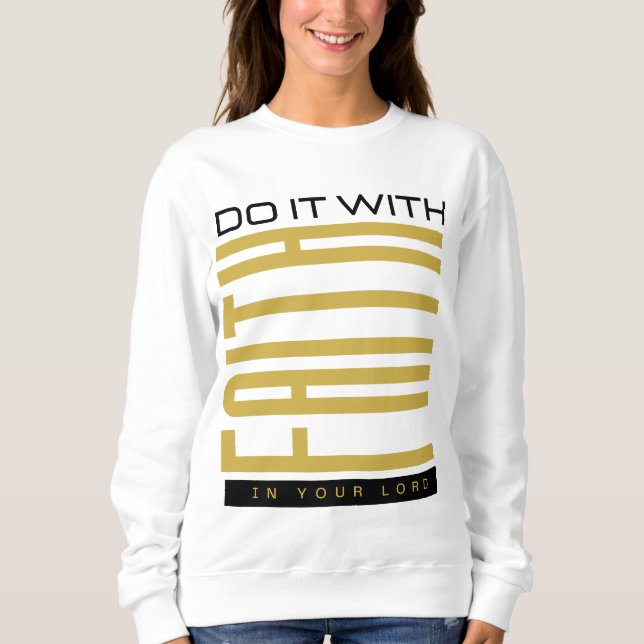 Das mit den biblischen Frauen machen Sweatshirt (Vorderseite)