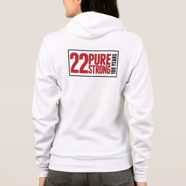 Das mit Kapuze Sweatshirt der Frauen (Rückseite)
