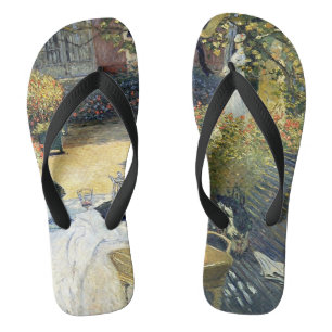 Das Mittagessen Claude Monet Flip Flops