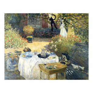 Das Mittagessen Claude Monet Fotodruck