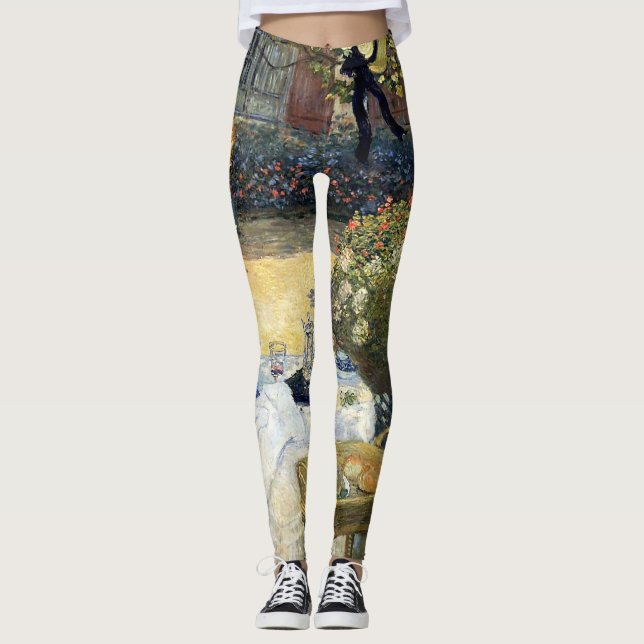Das Mittagessen Claude Monet Leggings (Vorderseite)