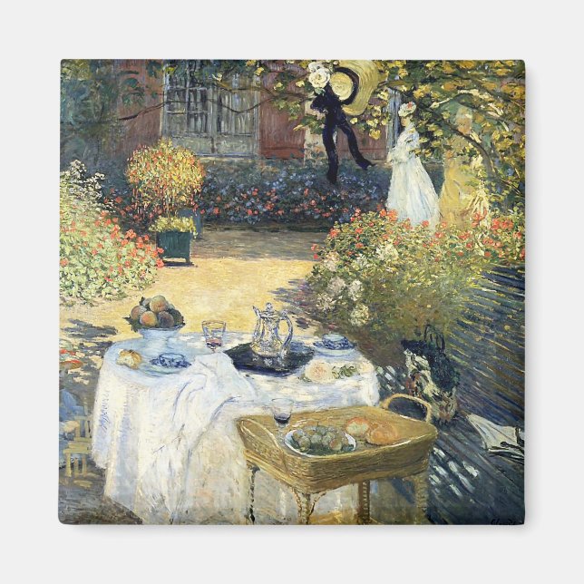 Das Mittagessen Claude Monet Magnet (Vorne)