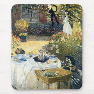 Das Mittagessen Claude Monet Mousepad