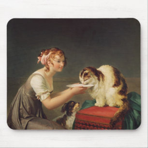 Das Mittagessen der Katze Mousepad