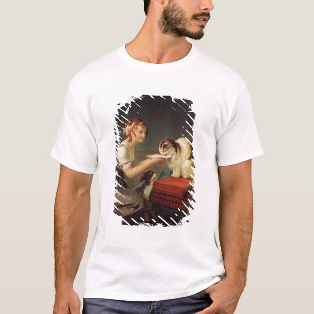 Das Mittagessen der Katze T-Shirt (Vorderseite)