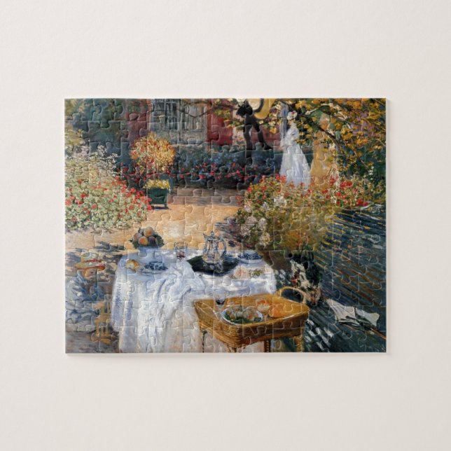 Das Mittagessen von Claude Monet Puzzle (Horizontal)