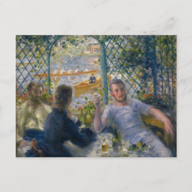 Das Mittagessen von Pierre-Auguste Renoir Postkarte (Vorderseite)