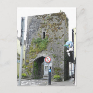 Das mittelalterliche Nordtor von Athen - Irland Postkarte