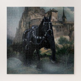 Das mittelalterliche Pferd - Puzzle