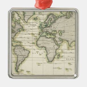 Das mittlere Barometer Ornament Aus Metall