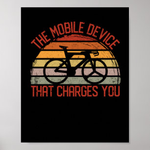 Das mobile Gerät für dein Mountainbike Downhill Poster