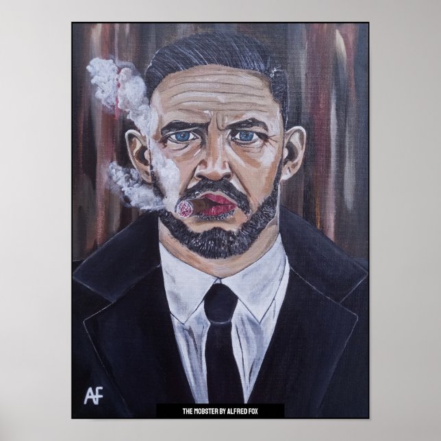 Das Mobster-Gemälde von Alfred Fox Poster (Vorne)