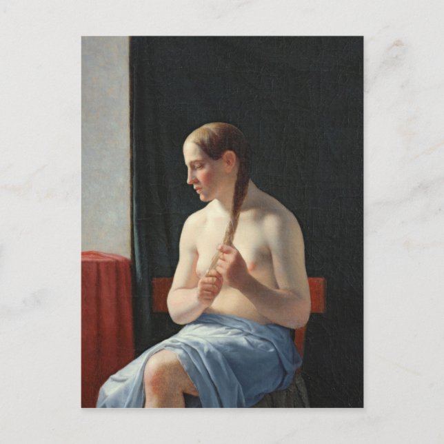 Das Modell, 1839 Postkarte (Vorderseite)