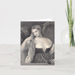 Das Modell Dankeskarte