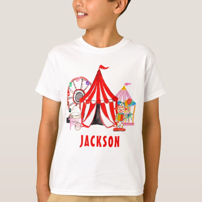 Das moderne Karneval Circus Festival zeigt Kindern T-Shirt (Vorderseite)