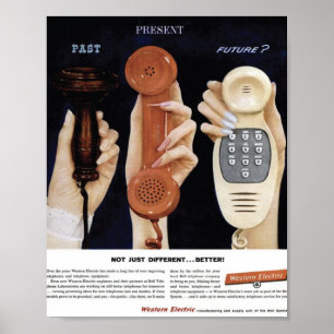 DAS MODERNE TELEFON POSTER