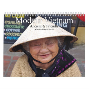 Das moderne Vietnam alt und freundlich Kalender