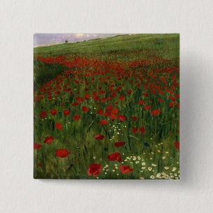 Das Mohnblumen-Feld, 1896 Button