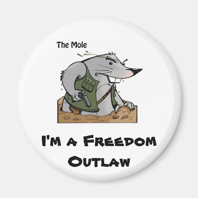 Das Mole Outlaw Magnet (Vorne)
