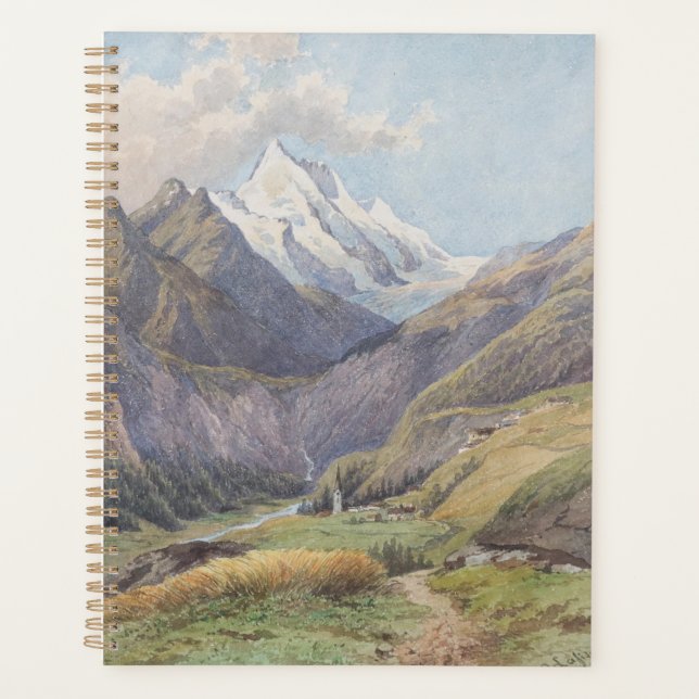 Das Mölltal mit dem Großglockner - Carl Lafite Planer (Vorderseite)