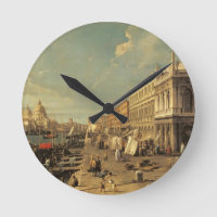 Das Molo und das Zecca, Venedig (Öl auf Leinwand)