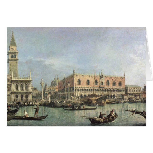 Das Molo und der Piazzetta San Marco, Venedig (Öl (Vorderseite (Horizontal))