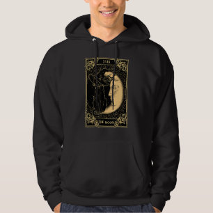Das Mond-Tarot Xvii Inspirierte Black Cat Witch Ha Hoodie