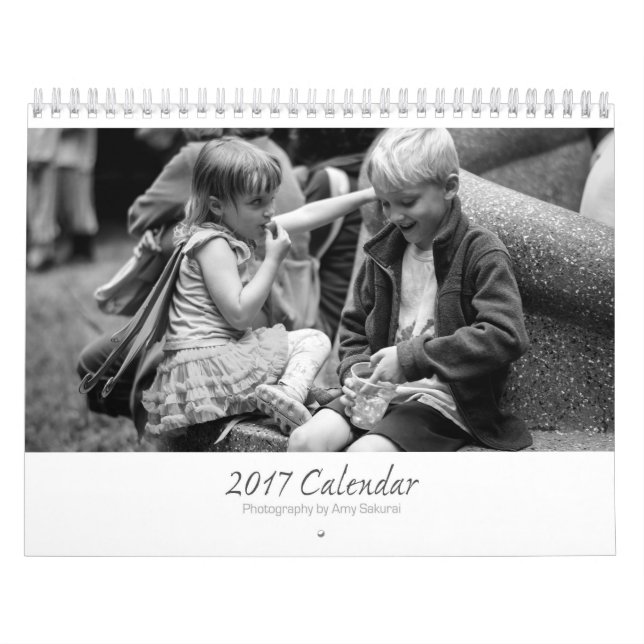 Das Monochrom-Foto-Kalender des Amys 2017 Kalender (Titelbild)