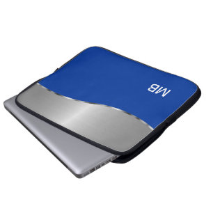 Das Monogramm-Laptop-Hülse der Männer Laptopschutzhülle