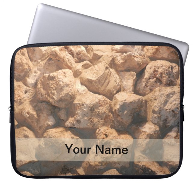 Das Monogramm-Laptop-Hülse der Männer Laptopschutzhülle (Vorderseite)