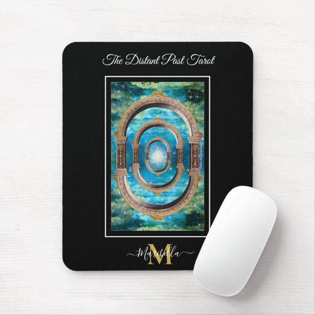 Das Monogramm Nr. der abgelaufenen Tarot-Deck-Kart Mousepad (Mit Mouse)