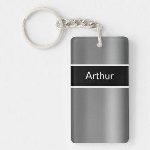 Das Monogramm-Schlüsselanhänger der Männer Schlüsselanhänger