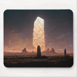 Das Monolith 4 Fantasy Sci-Fi Mousepad