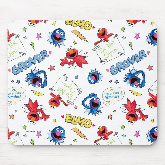 Das Monster am Ende dieses Geschichtenmusters Mousepad (Vorne)