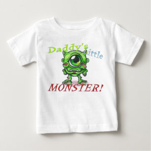 Das Monster-Baby-Shirt des Vatis kleines Baby T-shirt