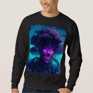 Das Monster der Cyber-Bäume im Dunkeln Sweatshirt