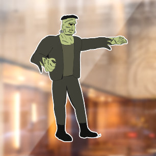 Das Monster Fensteraufkleber