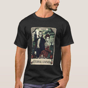 Das Monster Frankenstein und Braut Liebhaber Tarot T-Shirt