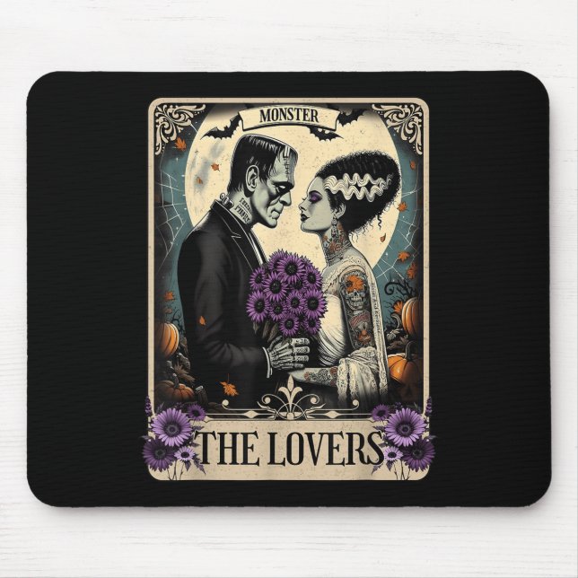 Das Monster Frankenstein und die Brücke der Lieben Mousepad (Vorne)