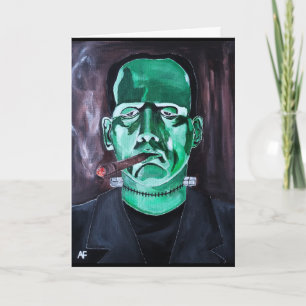 Das Monster-Gemälde von Alfred Fox Karte