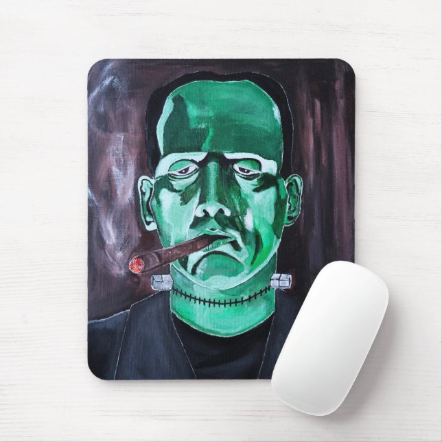 Das Monster-Gemälde von Alfred Fox Mousepad (Mit Mouse)