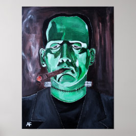 Das Monster-Gemälde von Alfred Fox Poster